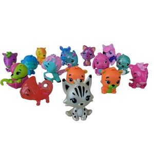 Hatchimals Mini‎ collection set of 17 Shopkins some rare plastic